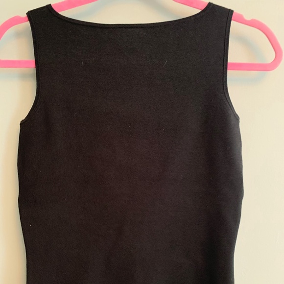 Ann Taylor Black Sweater Shell - Picture 3 of 3